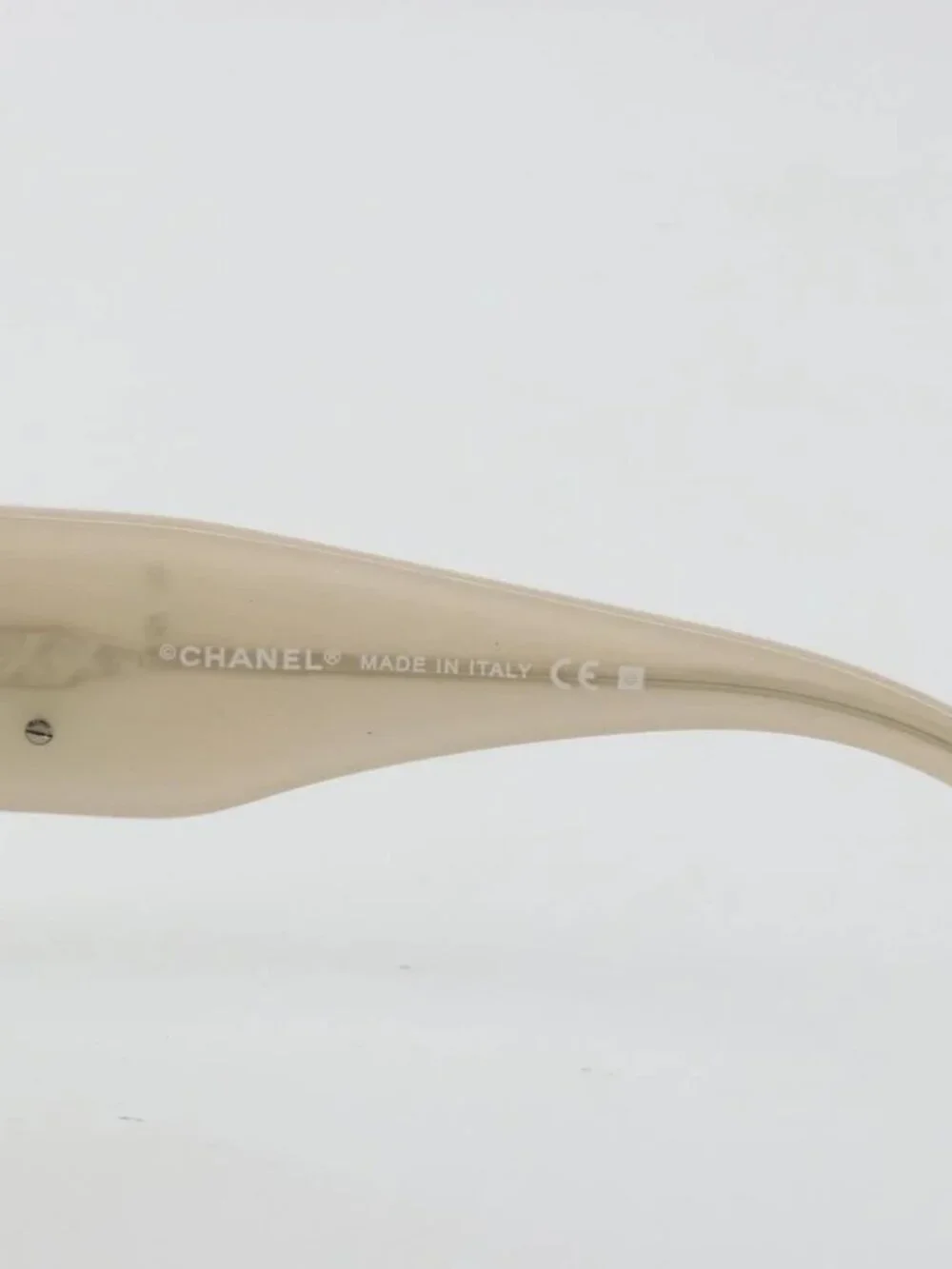 CHANEL Camelia Sunglasses plastic Red 5113 CC Auth YKZ1411A